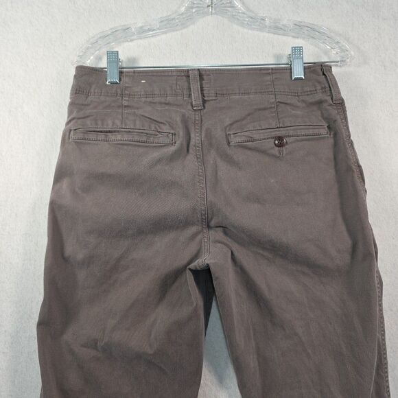 American Eagle Pants Extreme Flex Original Straight Men's 29x32 Chino Gray - Picture 4 of 10